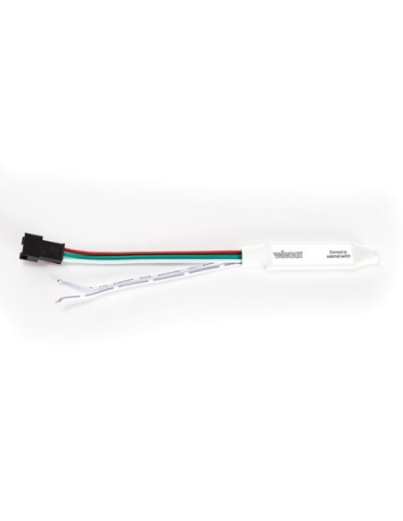 Controller for digital white LED strips - control via external switch