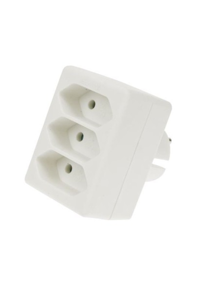 3-FACH-STECKDOSEN-VERTEILER - FÜR EURO-STECKER