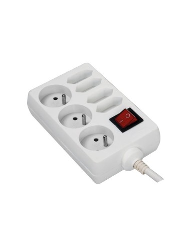 STEKKERDOOS - 3 x SCHUKO + 4 x EURO - MET...