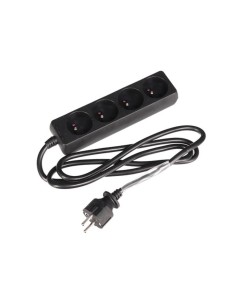 4-FACH-STECKDOSENLEISTE MIT SCHRUMPFSCHLAUCH - 3G1.5 -...
