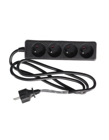 4-WAY SOCKET-OUTLET WITH SHRINK TUBE - 3G1.5 -...