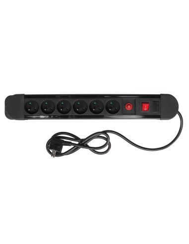 6-WAY SOCKET-OUTLET WITH OVERLOAD PROTECTION -...