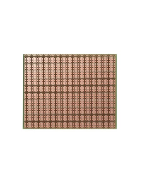 EUROCARD PASTILLE 3 TROUS - 100 x 80 mm - FR-4 (1pc/bl)