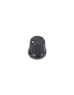 GERÄTEKNOPF (SCHWARZ MIT WEIßEM PUNKT 15.5mm/3mm)