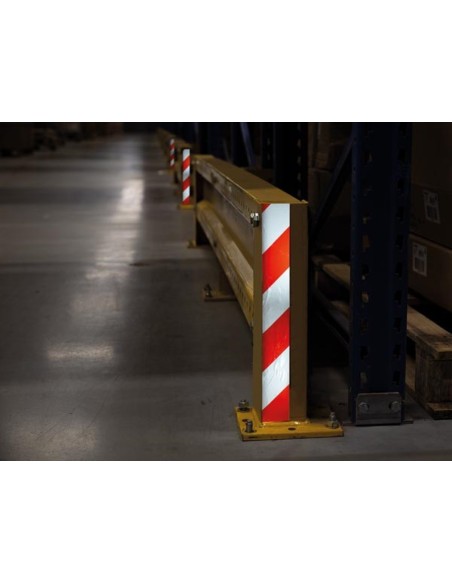 Reflecterende tape 5cm x 10m - Rood/Wit