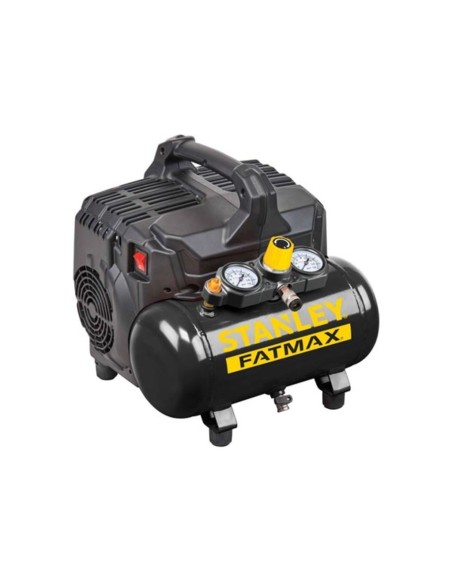Professionele Compressor - Zonder Olie - Horizontaal - Low Noise - 6 L / 1 pk / 8 bar