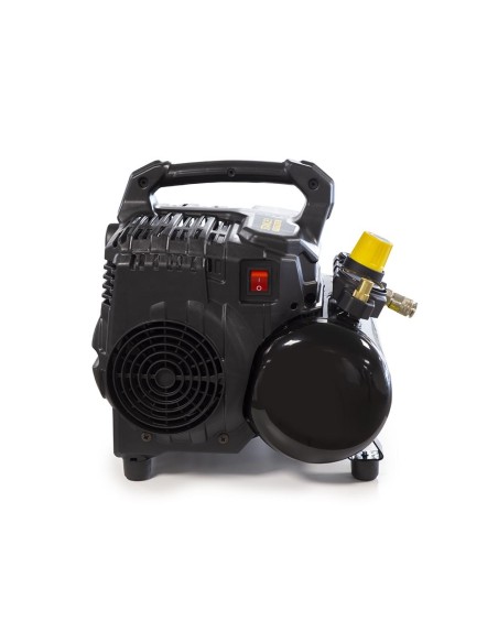 Professional Compressor - Oilless - Horizontal - Low Noise - 6 L / 1 hp / 8 bar