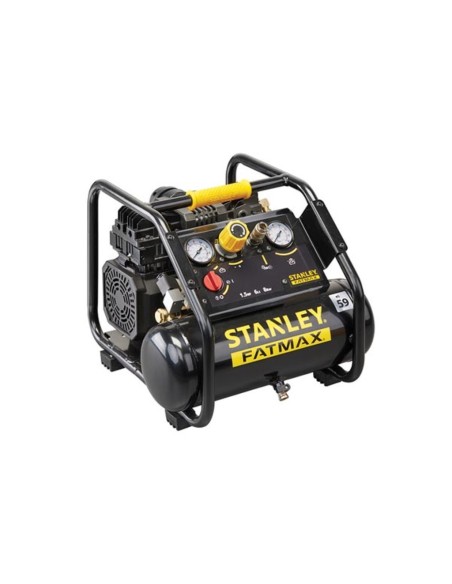 Compresseur Professionnel - Sans Huile - Horizontal - Silencieux -  6 L / 1.5 ch / 8 bar