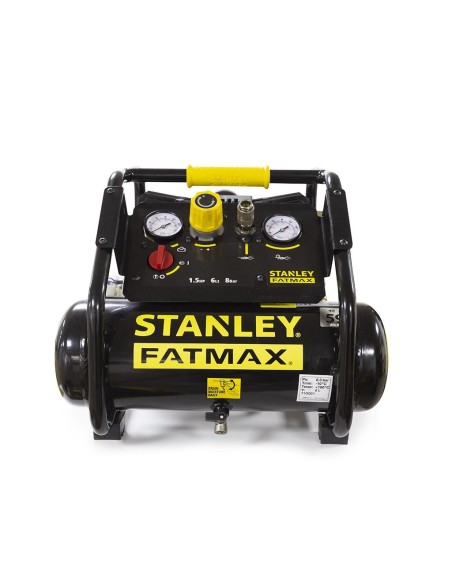 Professionele Compressor - Zonder Olie - Horizontaal - Low Noise - 6 L / 1.5 pk / 8 bar