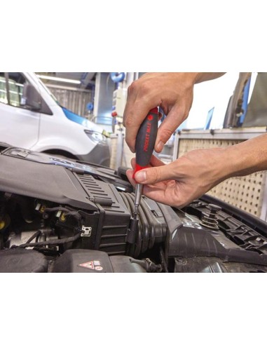 Wiha Screwdriver with bit magazine PocketMax®...