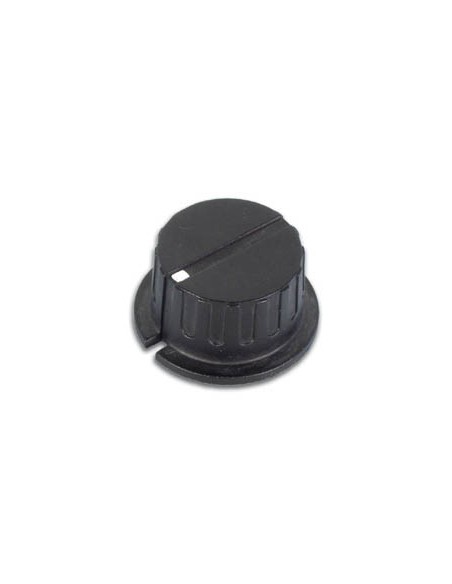 KNOP (ZWART MET WITTE PUNT 35.7mm/6mm)