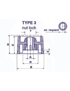 KNOP (ZWART 36mm/6mm) 2