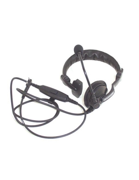 KENWOOD® - KHS-7A SINGLE MUFF HEADSET WITH BOOM MIC & PTT