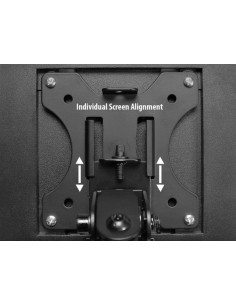 Viervoudige monitorarm - Max. 4 schermen - 10" tot 32" - 8kg 2