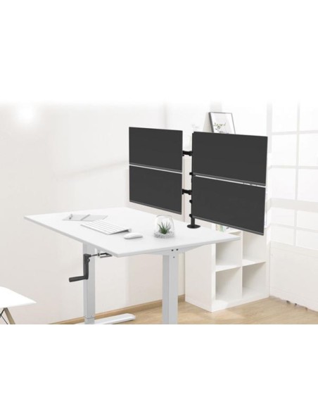 Viervoudige monitorarm - Max. 4 schermen - 10" tot 32" - 8kg
