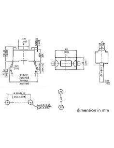 TOUCHE CONTACT 6 x 3.5mm HAUTEUR : 4.2mm 2