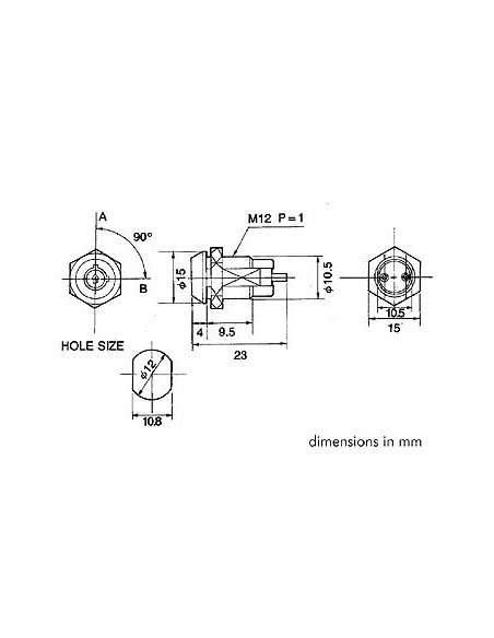 KEY SWITCH 1P OFF-ON (SPST)