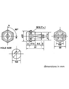 SCHLÜSSELSCHALTER - 2P - AUS-EIN (DPST) 2