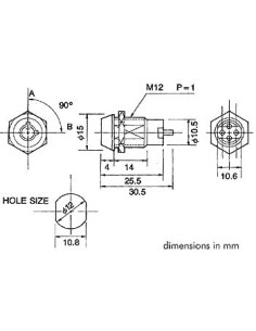 KEY SWITCH 1P ON-ON (SPDT) 2
