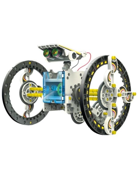 EDUCATIEVE ROBOTKIT OP ZONNE-ENERGIE - 14-IN-1