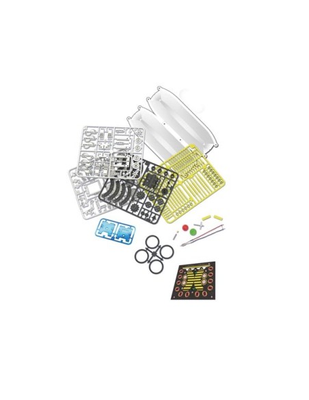 EDUCATIEVE ROBOTKIT OP ZONNE-ENERGIE - 14-IN-1