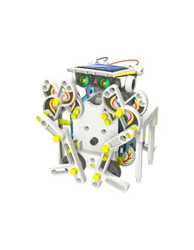 EDUCATIEVE ROBOTKIT OP ZONNE-ENERGIE - 14-IN-1
