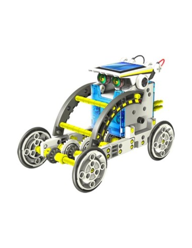 EDUCATIEVE ROBOTKIT OP ZONNE-ENERGIE - 14-IN-1