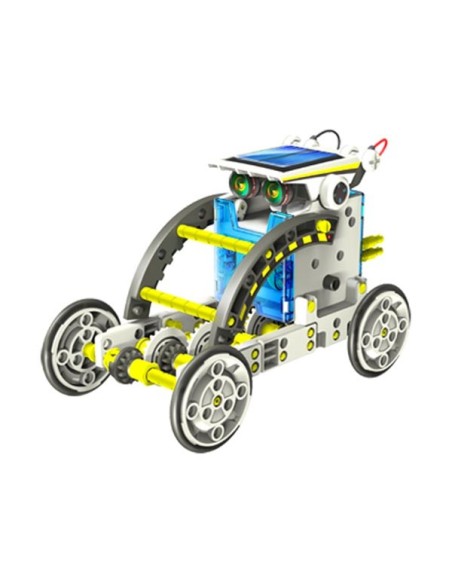 EDUCATIEVE ROBOTKIT OP ZONNE-ENERGIE - 14-IN-1