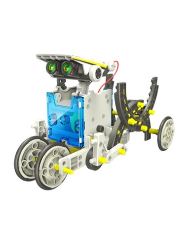 EDUCATIEVE ROBOTKIT OP ZONNE-ENERGIE - 14-IN-1