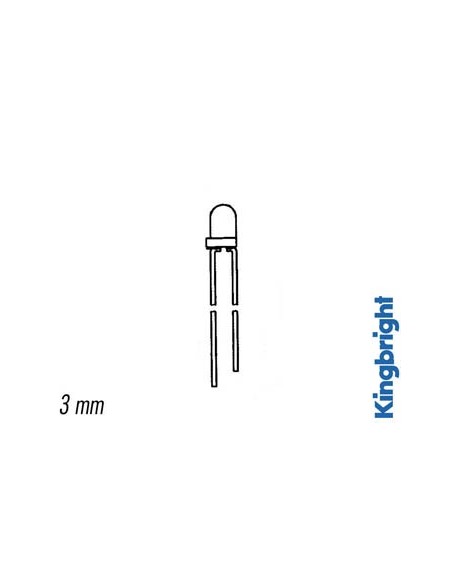 BLINKENDE LED - GRÜN DIFFUS - 3 mm
