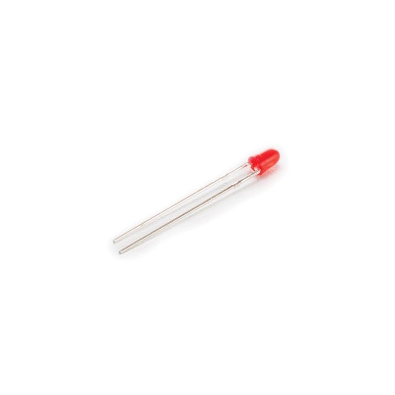 3mm STANDARD LED LAMP RED DIFFUSED