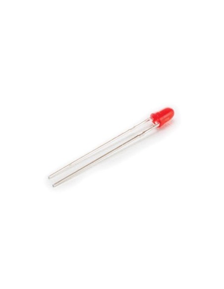 3mm STANDARD LED LAMP RED DIFFUSED