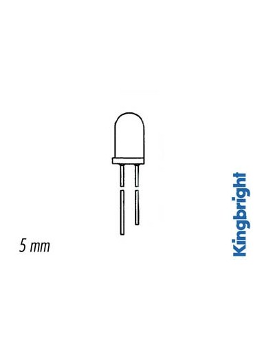 DIODE D'EMISSION IR BLEU TRANSLUCIDE 5mm 940nm