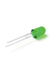 STANDAARD LED 5mm GROEN DIFFUUS
