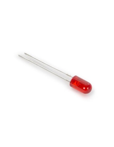 STANDAARD LED 5mm ROOD DIFFUUS