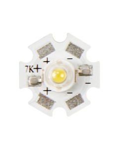 LED DE PUISSANCE - 3 W - BLANC CHAUD - 210 lm