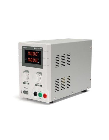 DC LAB POWER SUPPLY 0-30 VDC / 0-5 A MAX WITH DUAL LED DISPLAY