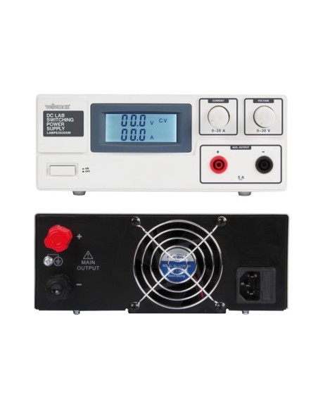 ALIMENTATION DE LABORATOIRE À DÉCOUPAGE 0-30 VCC / 0-30 A MAX / AVEC AFFICHEUR LCD