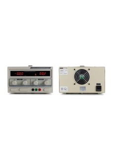 DC-LABOVOEDING 0-50 VDC / 0-5 A MAX MET DUBBEL LED-SCHERM 2