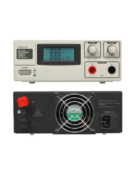 DC-LABORNETZGERÄT 0-60 VDC / 0-15 A MAX. MIT LCD-DISPLAY - SCHALTNETZTEIL