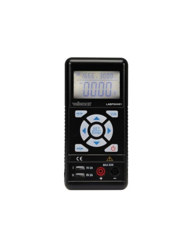 HANDHELD SWITCHING MODE LAB POWER SUPPLY 0.3 - 30 VDC / 0 - 3.75 A MAX WITH LCD DISPLAY