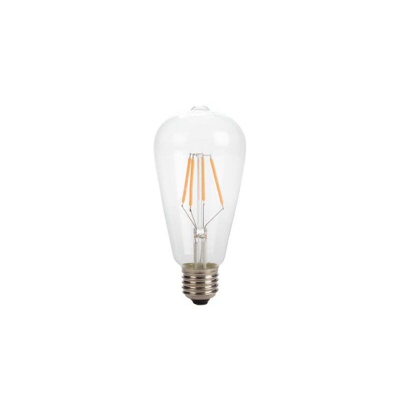RETRO-LAMPE MIT LED-FILAMENT - T64 - 4 W - E27 - INTENSIVE FARBWIEDERGABE -WARMWEIß