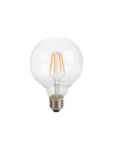 AMPOULE À FILAMENT LED - STYLE RÉTRO - G95 - 4 W - E27 - BLANC CHAUD INTENSE