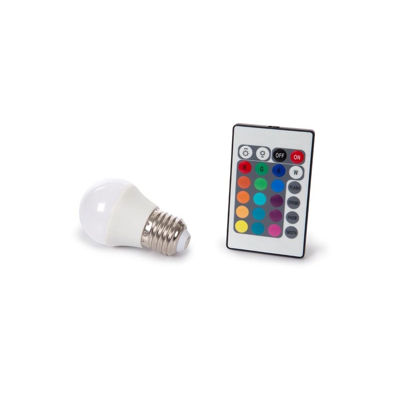 LED-LAMPE - 4 W - E27 - RGB & WARMWEIß