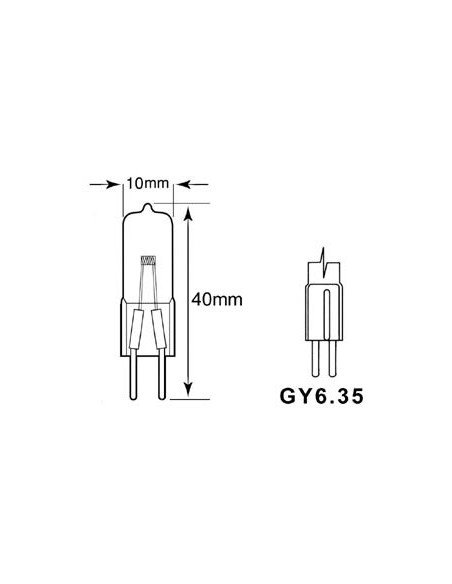 PHILIPS HALOGENLAMPE 100W / 12V, FCR GY6.35, 3400K, 50 Std.