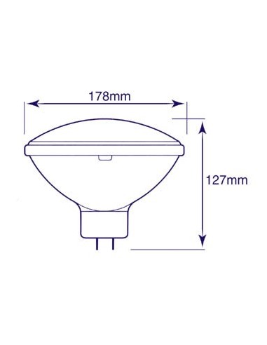 PAR56  THUNGSRAM 300 W 240 V GX16D
