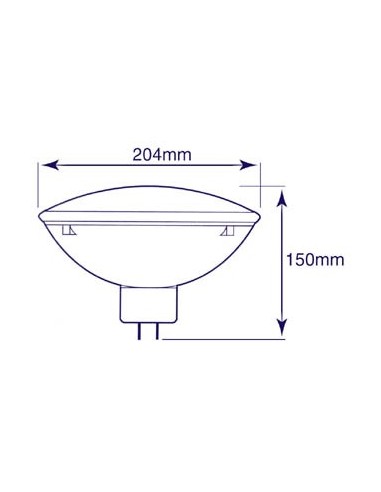 HALOGEN LAMP THUNGSRAM 500W / 240V, PAR64,...