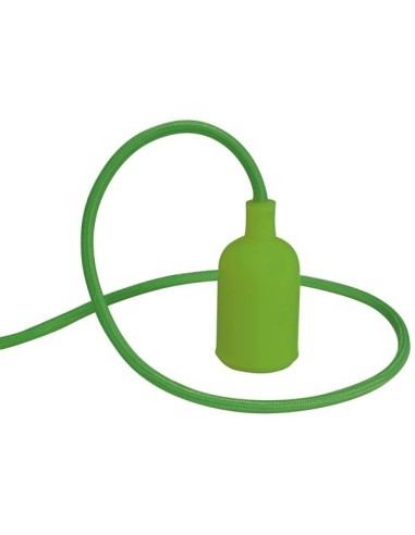 LUMINAIRE DESIGN À SUSPENSION EN CORDAGE - VERT