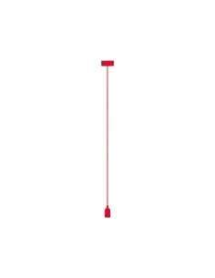 LUMINAIRE DESIGN À SUSPENSION EN CORDAGE - ROUGE 2