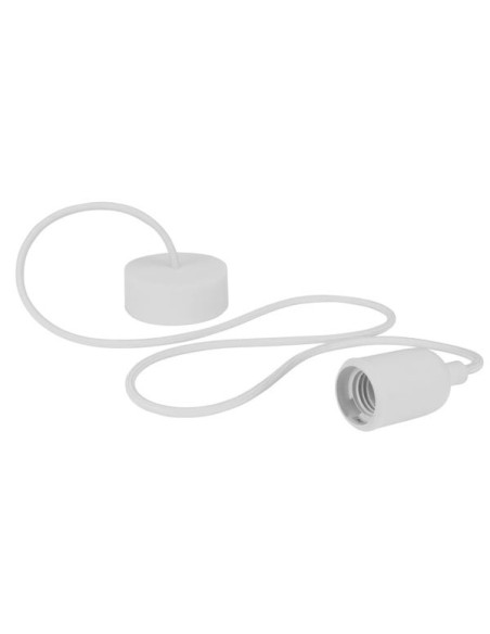LUMINAIRE DESIGN À SUSPENSION EN CORDAGE - BLANC